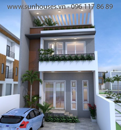 Thiết kế nhà phố - Mẫu 21
